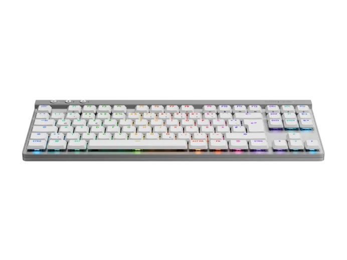 Logitech G515 TKL Lightspeed Mechanical Gaming Keyboard (White, 920-012539) - Compact, Tactile Switches, and Wireless Performance thumbnail 3