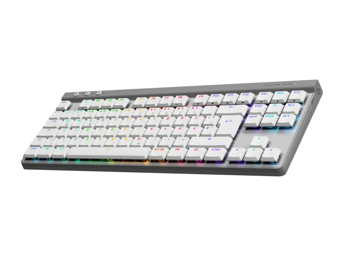 Logitech G515 TKL Lightspeed Mechanical Gaming Keyboard (White, 920-012539) - Compact, Tactile Switches, and Wireless Performance thumbnail 7