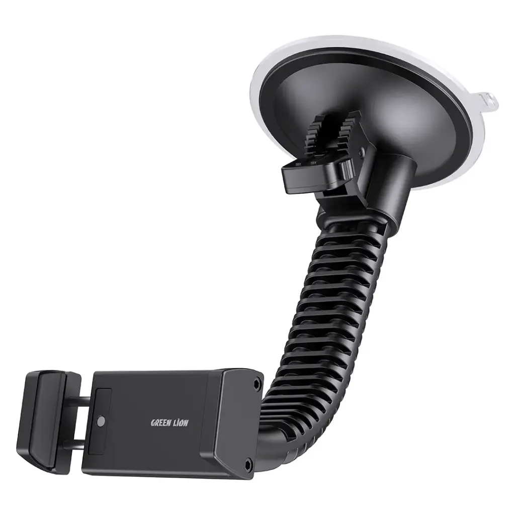 GREEN LION GV550 HEAVY DUTY WINDSHIELD CAR PHONE MOUNT BLACK GNGV550HLDBK thumbnail 3