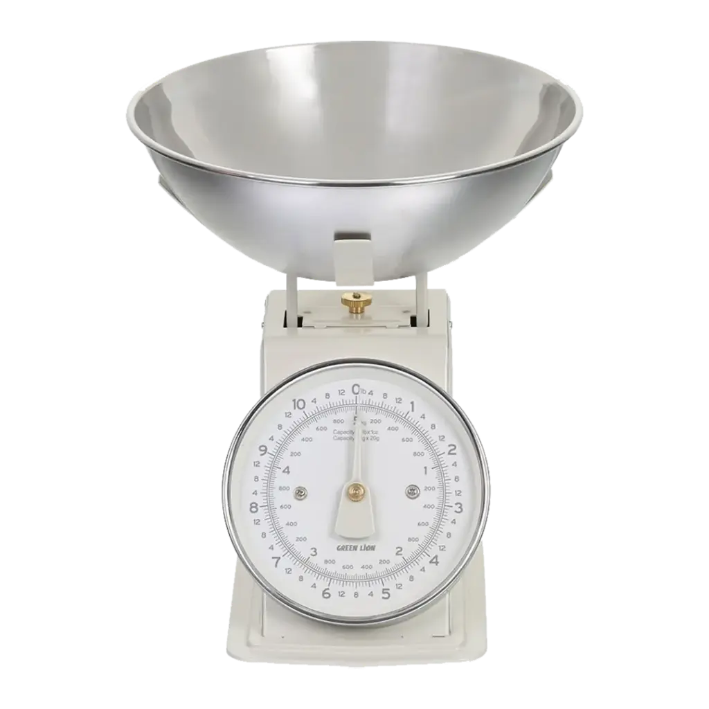 GREEN LION VINTAGE KITCHEN SCALE CREAM GNVNKSCACM
