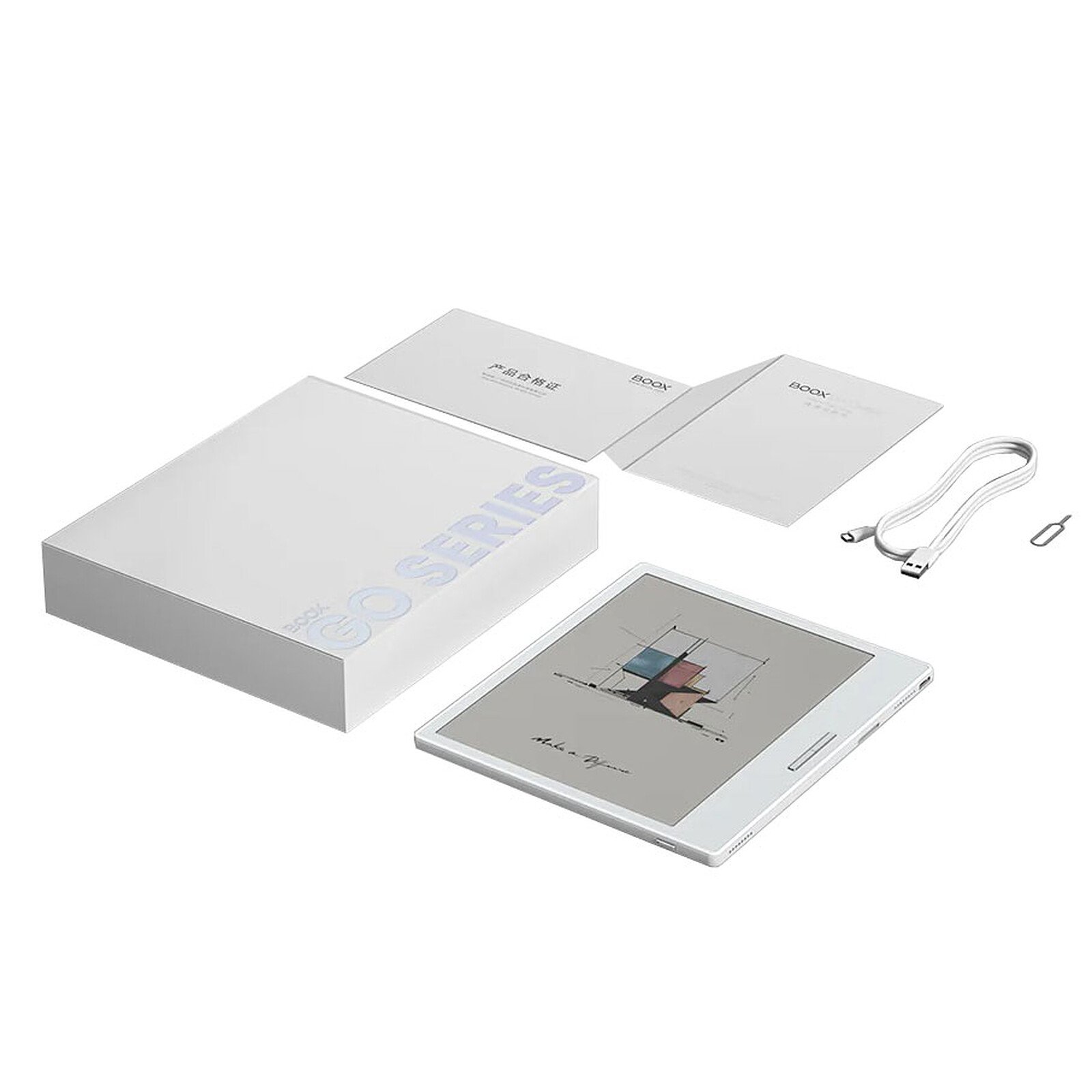 BOOX Go Color 7-Inch E-Ink Tablet (Kaleido 3, White) - 64GB, Android 12, Wi-Fi thumbnail 4