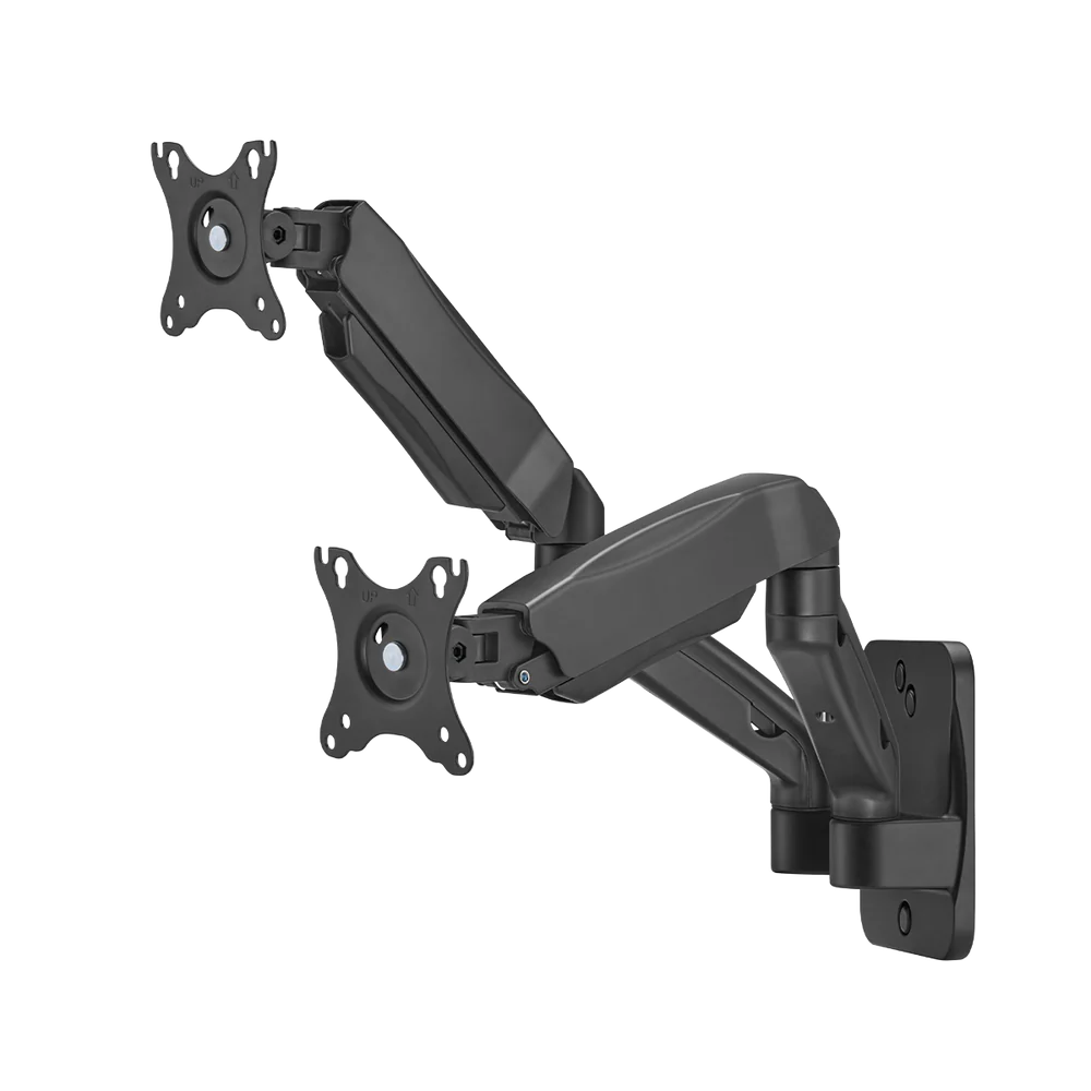GameOn Economy Spring-Assisted Wall-Mounted Dual Monitor Arm (GO-5008) - Adjustable and Space-Saving Design thumbnail 16