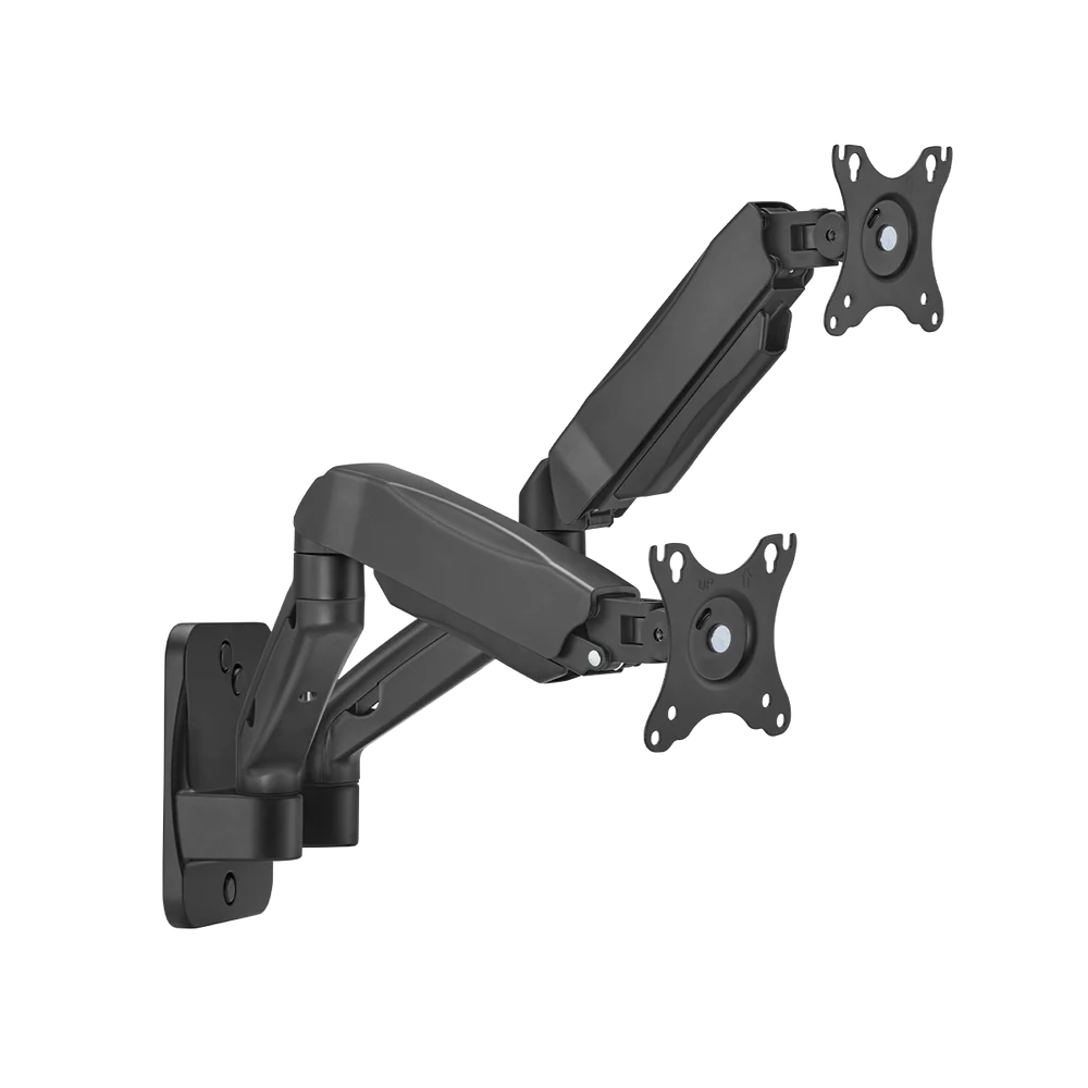 GameOn Economy Spring-Assisted Wall-Mounted Dual Monitor Arm (GO-5008) - Adjustable and Space-Saving Design thumbnail 14