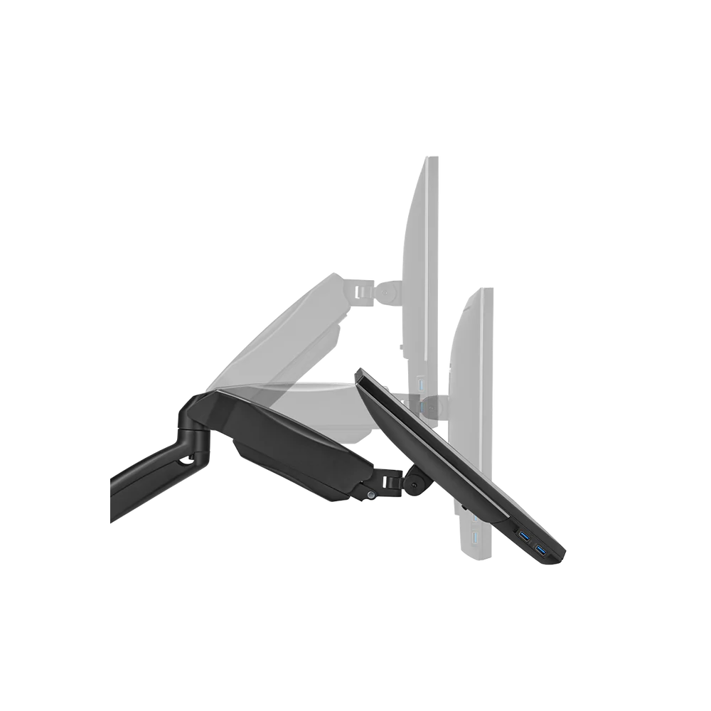 GAMEON ECONOMY SPRING ASSISTED WALL MOUNTED SINGLE MONITOR ARM GO-5015 thumbnail 7