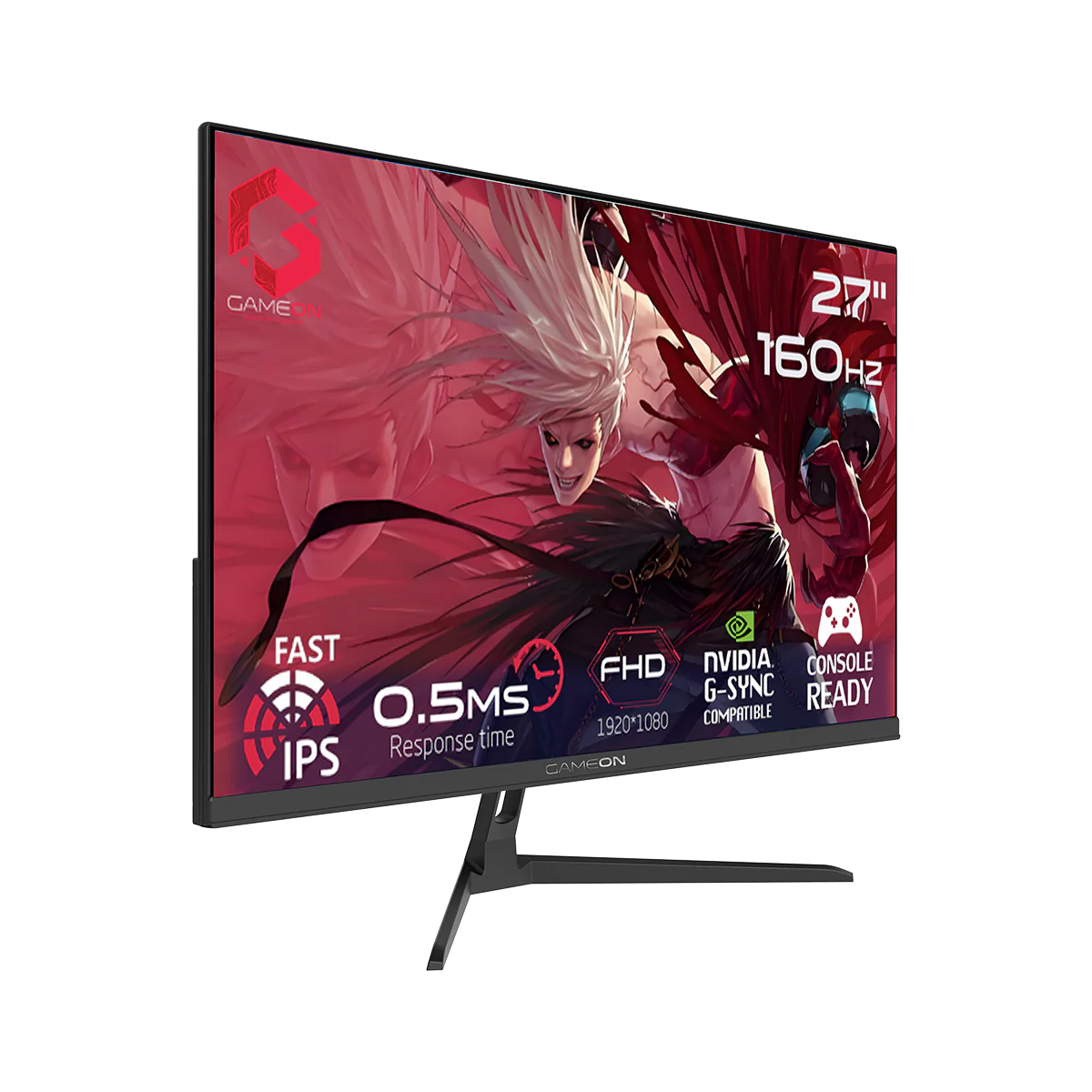 GAMEON ESSENTIAL 27 INCH 160HZ 0.5MS FAST IPS GAMING MONITOR BLACK GOES27FHD160IPS thumbnail 8