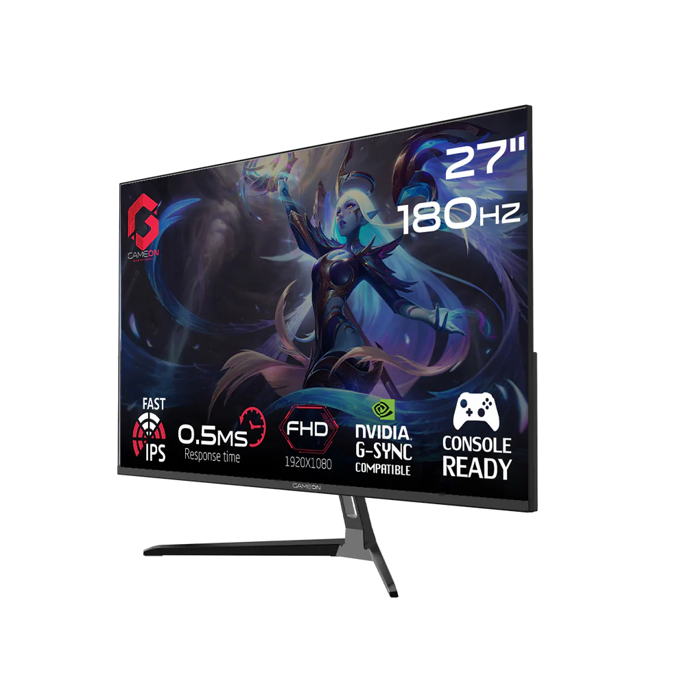 GameOn 27-Inch Gaming Monitor (FHD, 180Hz, HDMI 2.1, Model GOPS27180IPS) - Smooth and Immersive Gameplay thumbnail 9