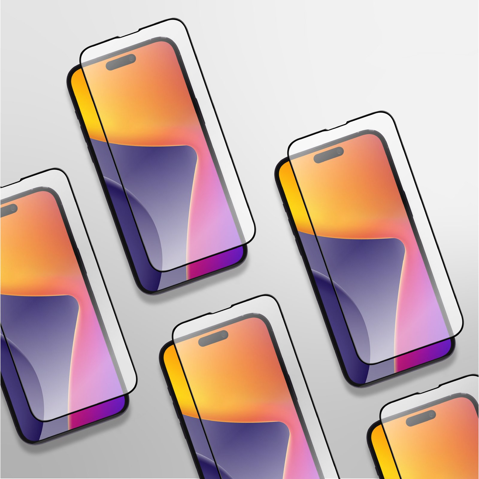 Bluepebble iPhone 16 Series Graphene Rock Series Tempered Glass - 2.5D Clear & Privacy Protection thumbnail 5