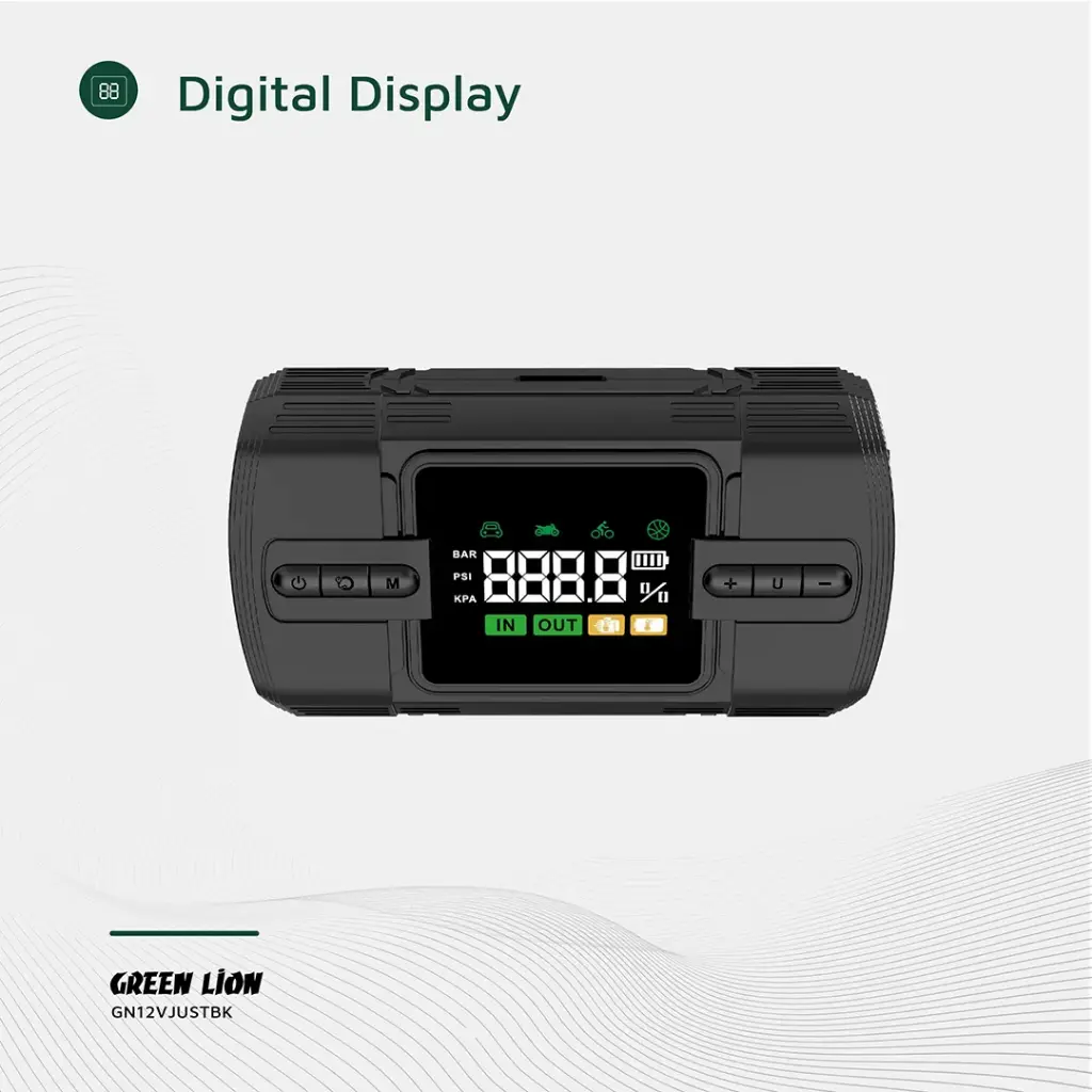 GREEN LION 12V JUMP STARTER 12000 MAH BLACK GN12VJUSTBK thumbnail 11