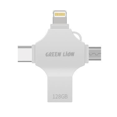 GREEN LION 4 IN 1 USB FLASH DRIVE 128GB SILVER GN4IN1USB128SL thumbnail 4