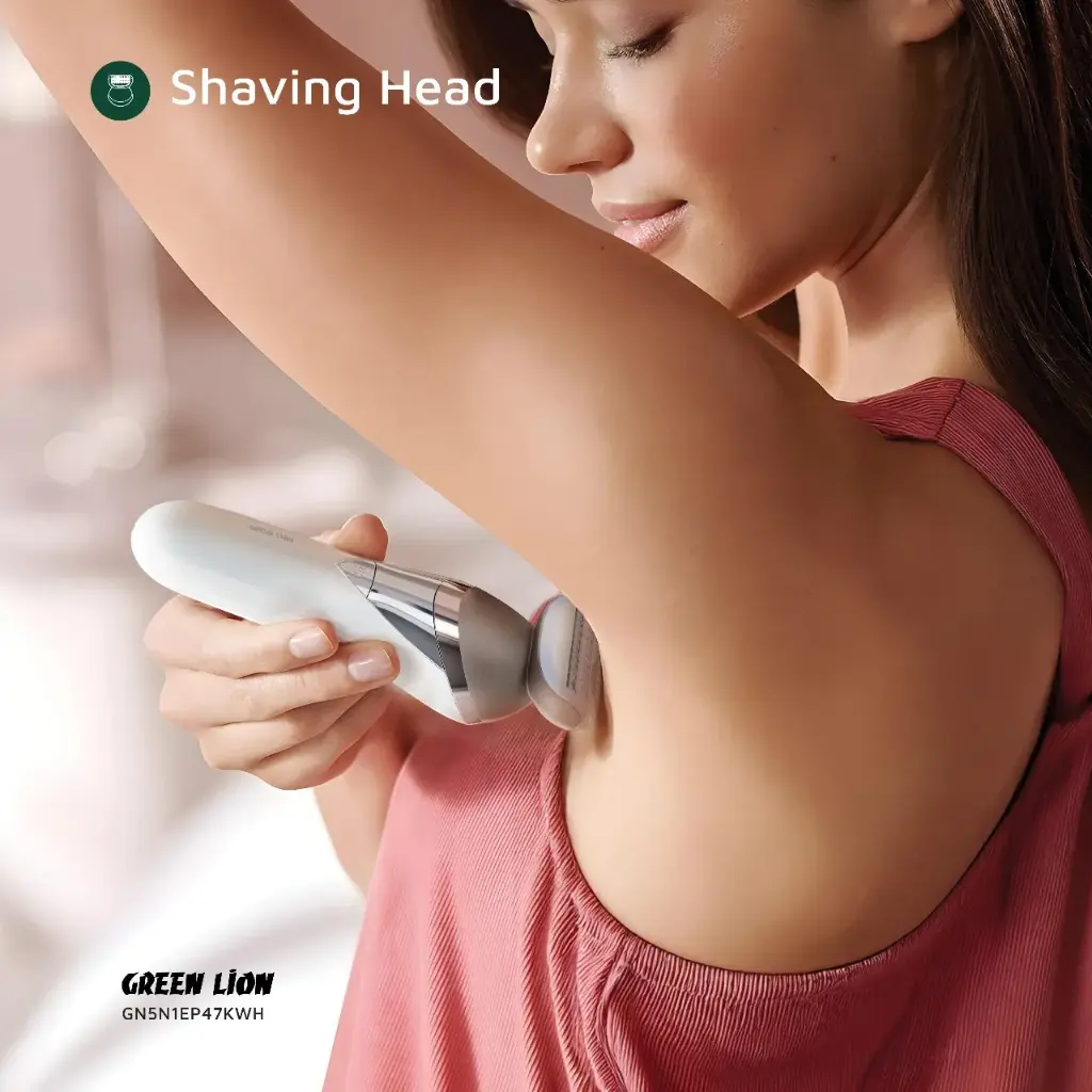 GREEN LION 5 IN 1 CORDLESS EPILATOR KIT WHITE GN5N1EP47KWH thumbnail 11