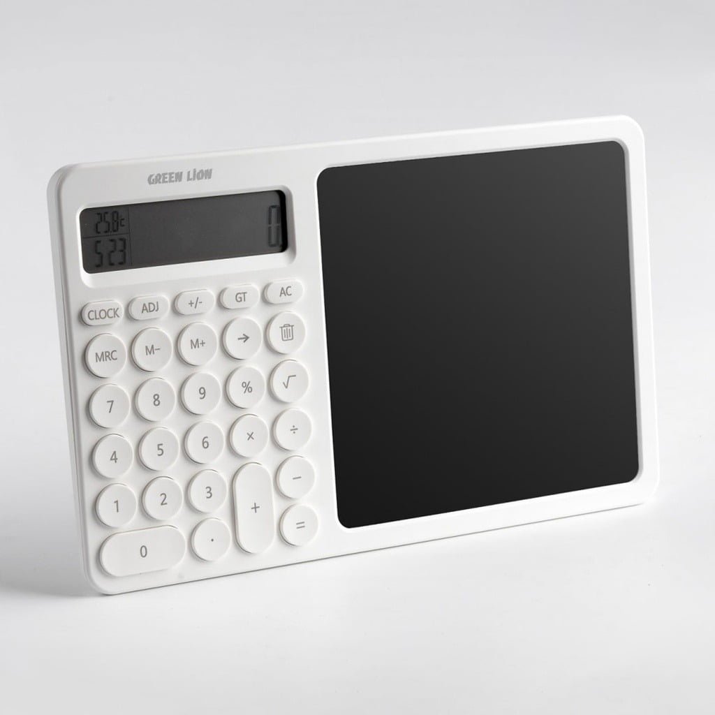 GREEN LION CALCWRITE PRO CALCULATOR-WRITING PAD COMBO WHITE GNCALCWPADWH thumbnail 7