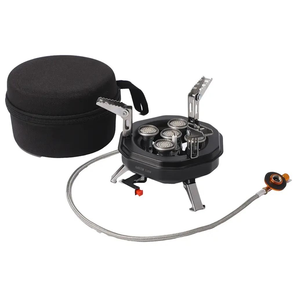 GREEN LION CAMPCOOK 3500W HEAT OUTPUT CAMPING STOVE BLACK GNCPCKSTVBK thumbnail 4