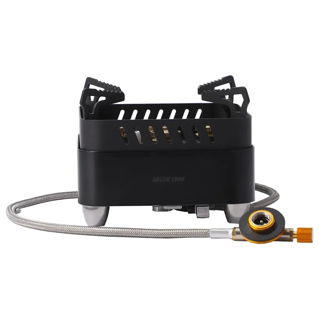 GREEN LION CAMPFIRE 3500W HEAT OUTPUT CAMPING STOVE BLACK GNCPFRSTVBK thumbnail 4