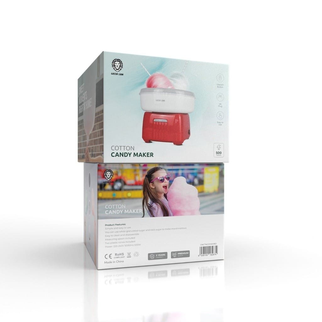 GREEN LION COTTON CANDY MAKER WHITE GNCTNCDYWHRD thumbnail 2