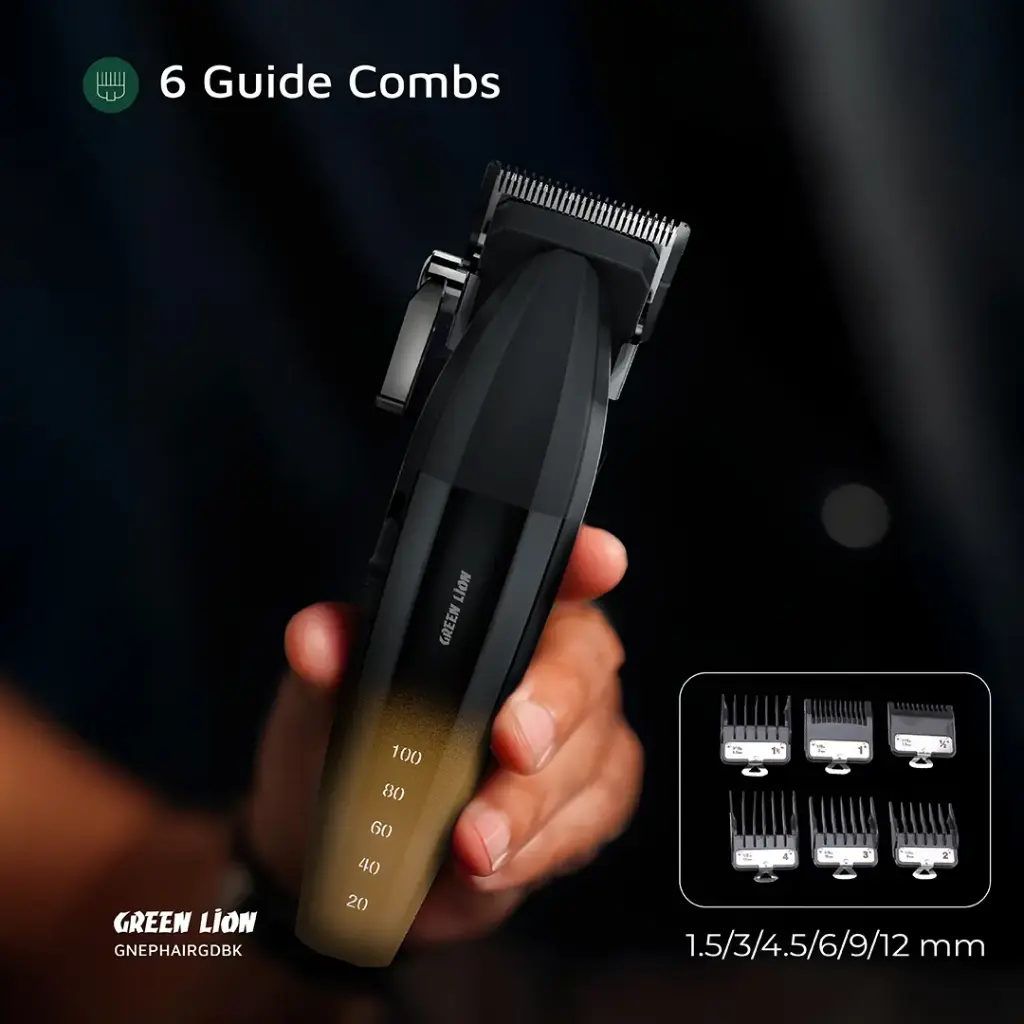 GREEN LION EDGE PRO HAIR CLIPPER GOLD BLACK GNEPHAIRGDBK thumbnail 10