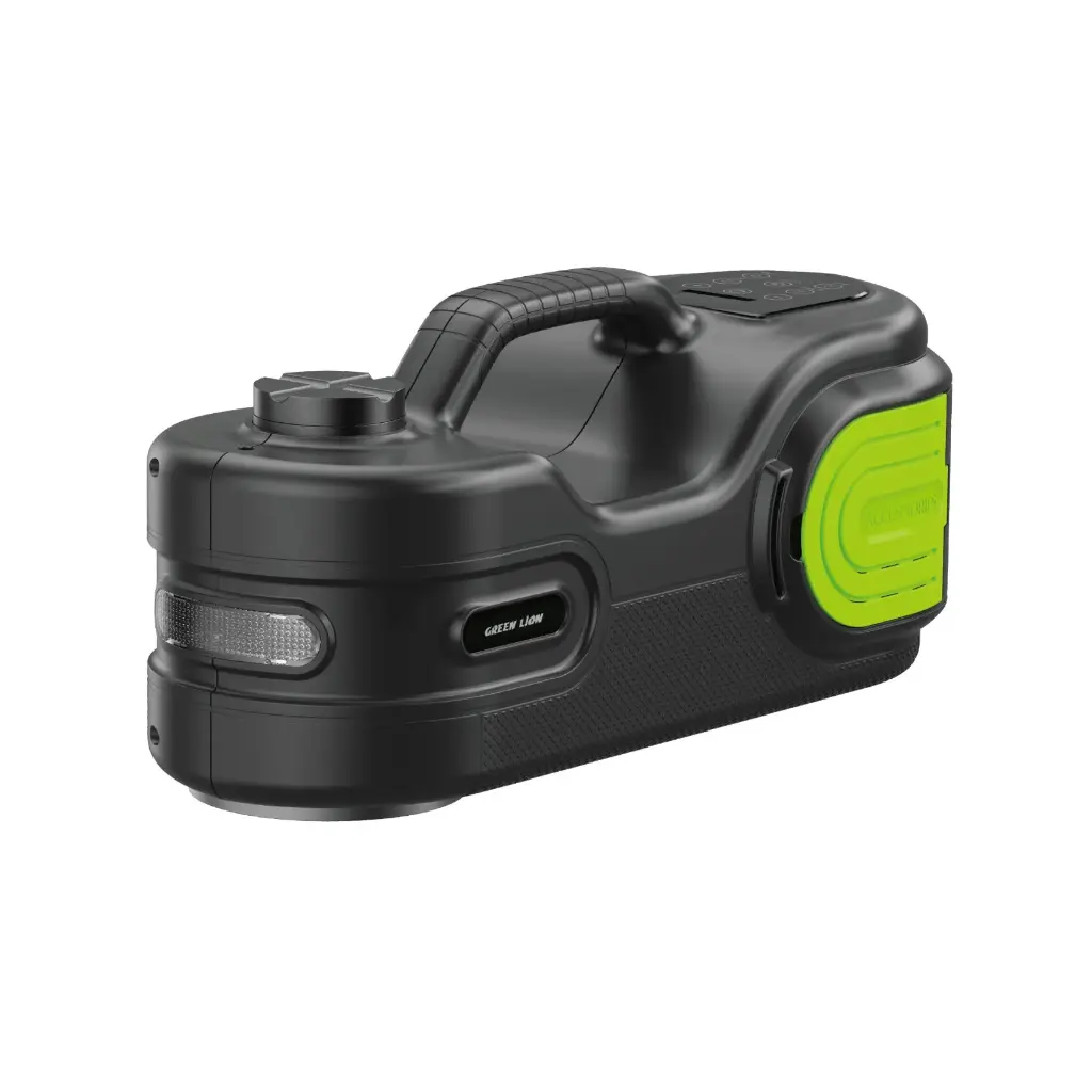 GREEN LION ELECTIC CAR JACK KIT BUILT-IN LED LIGHT BLACK GNELJACKKTBK thumbnail 6