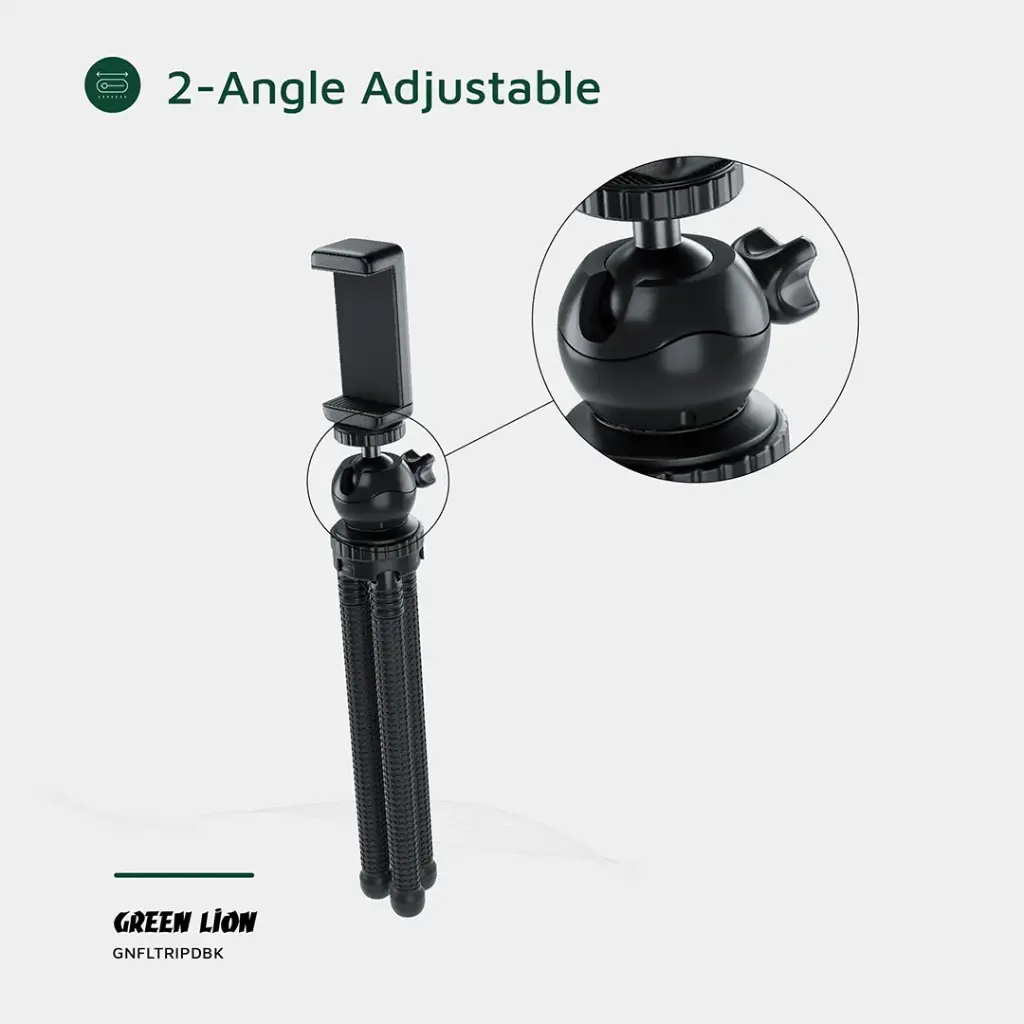 GREEN LION FLEXIBLE TRIPOD WITH FOAM GRIPS BLACK GNFLTRIPDBK thumbnail 14