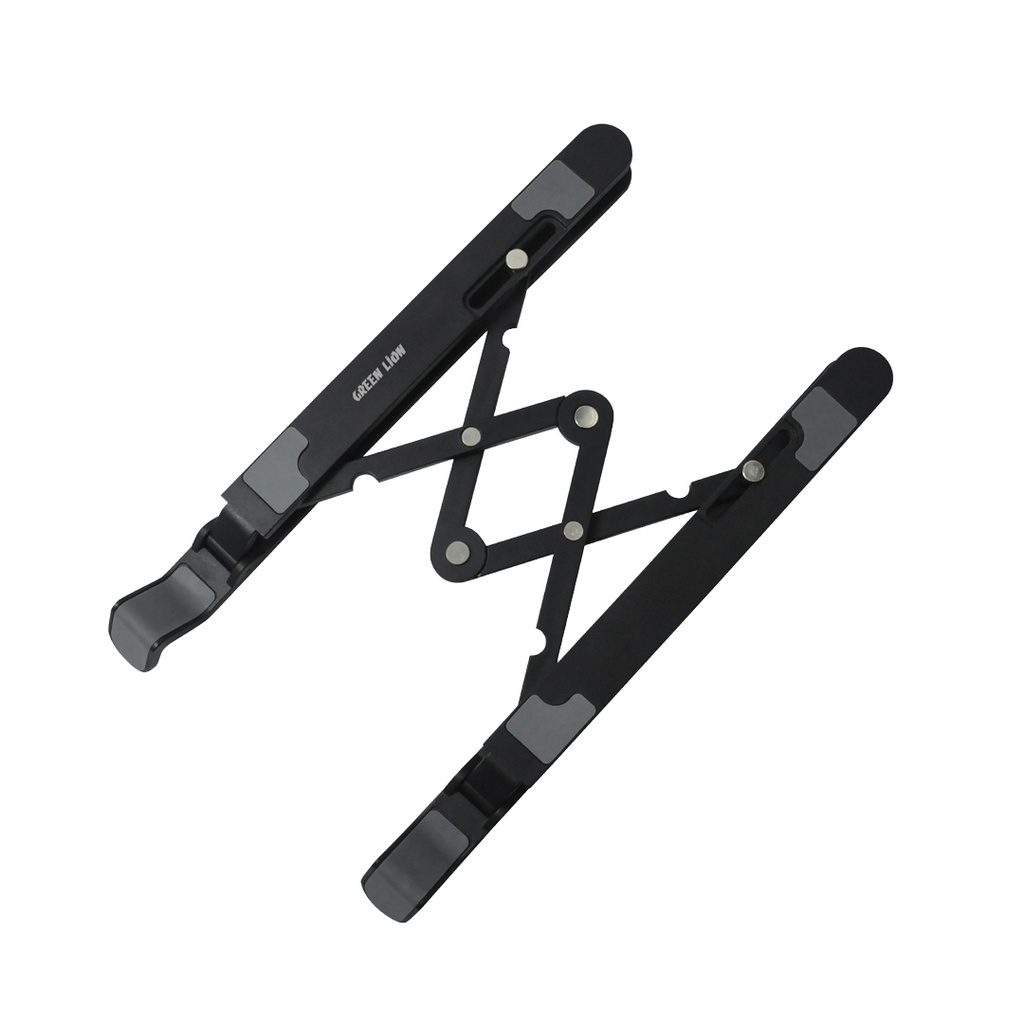 GREEN LION FOLDABLE LAPTOP STAND 7 TILTS BLACK GNFOLAPSTBK thumbnail 9