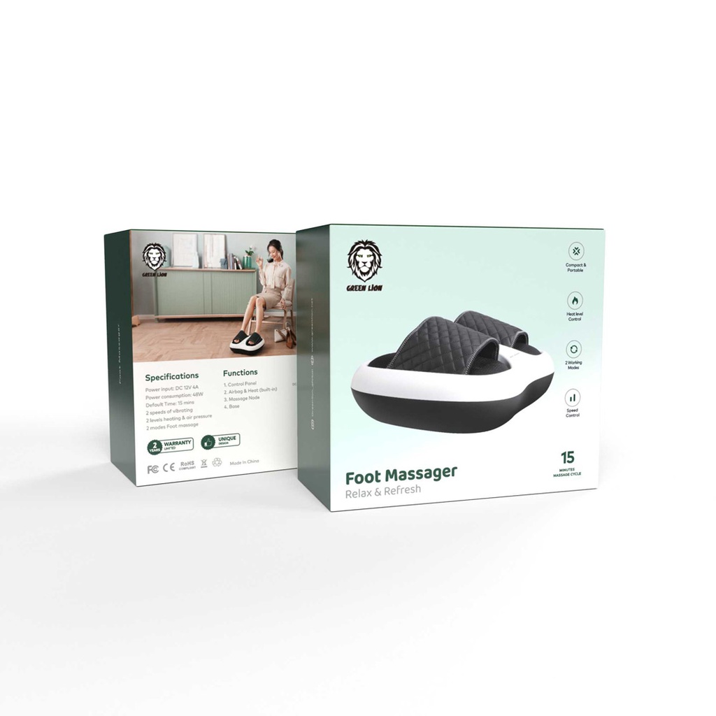 GREEN LION FOOT MASSAGER WHITE GNFOOTMGWH thumbnail 6