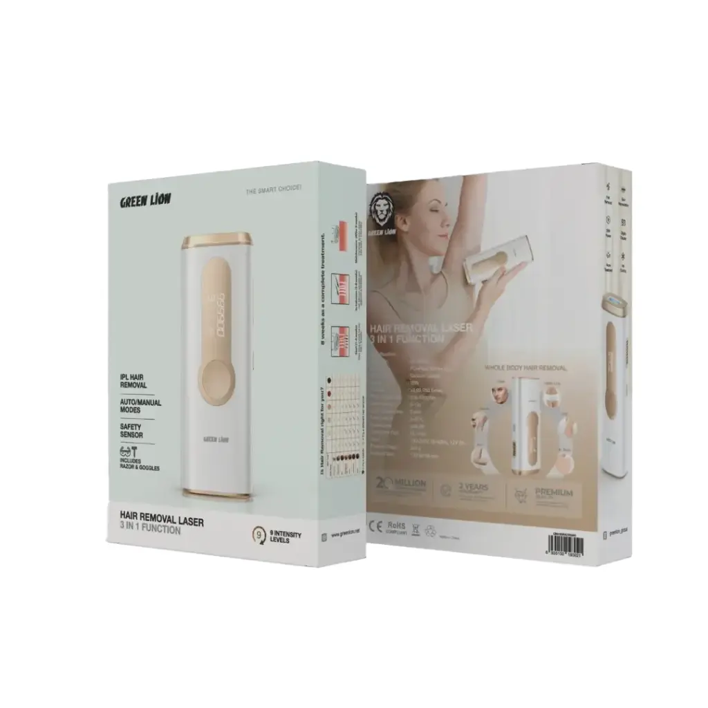 GREEN LION HAIR REMOVAL LASER 3 IN 1 WHITE GNHRMVLSRWH thumbnail 3