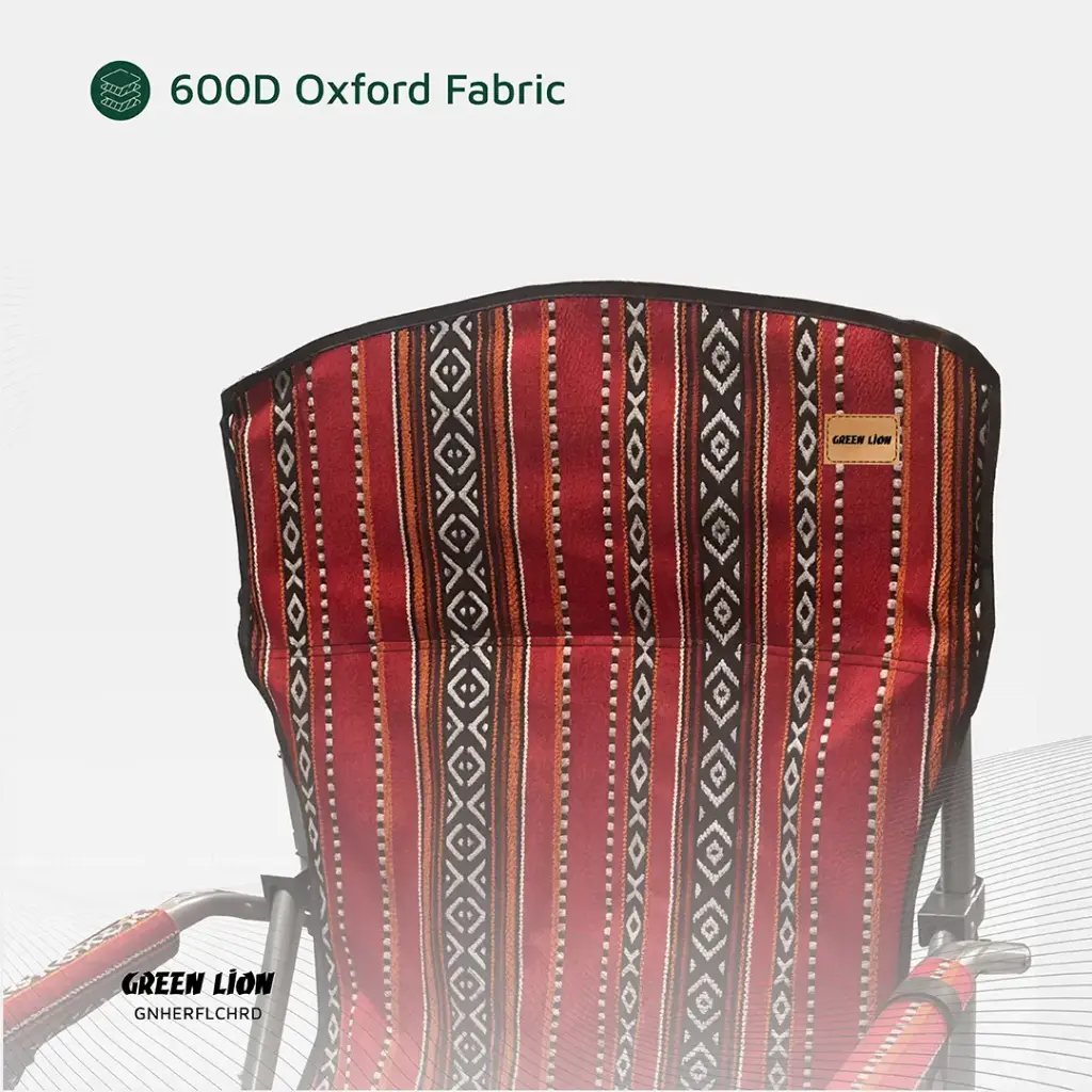 GREEN LION HERITAGE FOLDABLE CHAIR RED GNHERFLCHRD thumbnail 3