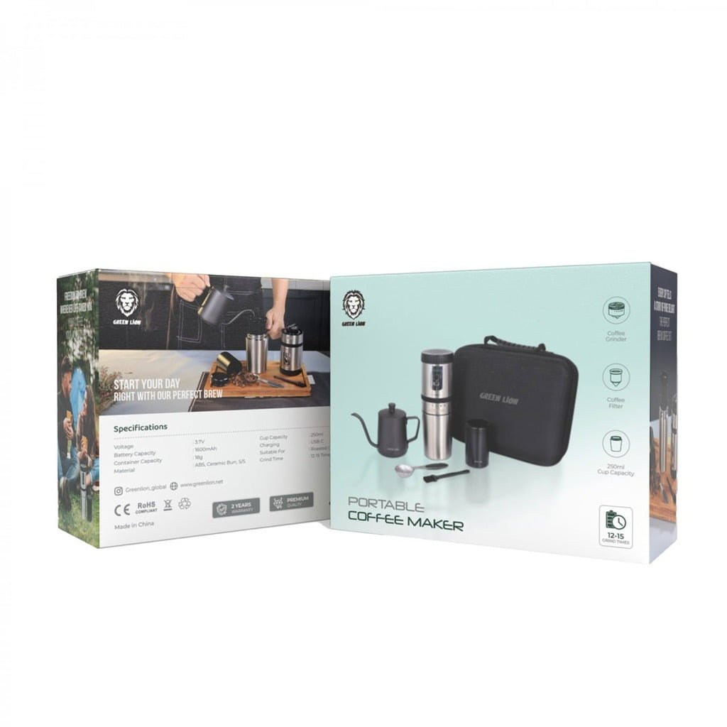 GRION LION PORTABLE COFFEE MAKER GNPTCOFEMBK thumbnail 4