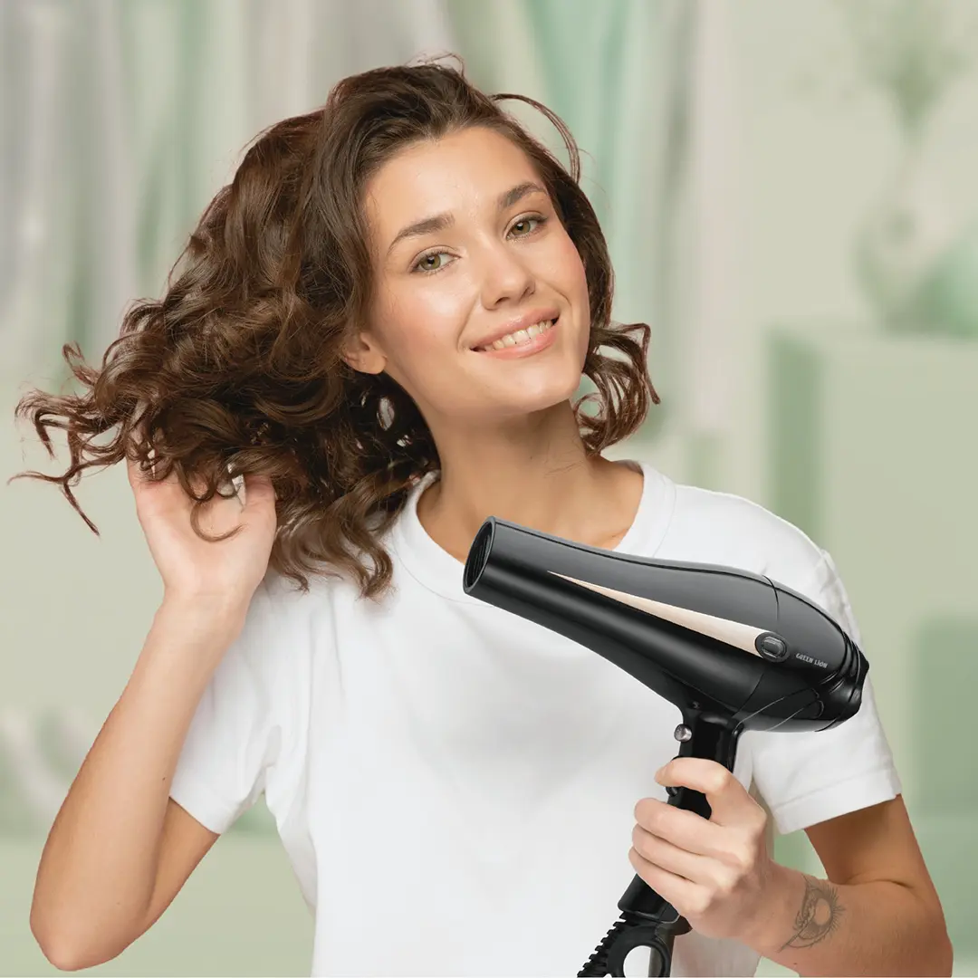 GREEN LION PROFESSIONAL HAIR DRYER 2000W BLACK GNPHAIRDRYBK thumbnail 5