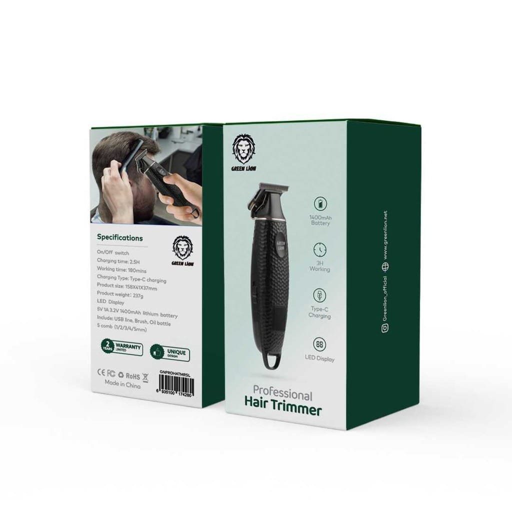 GREEN LION PROFESSIONAL HAIR TRIMMER 1400mAh BLACK thumbnail 3