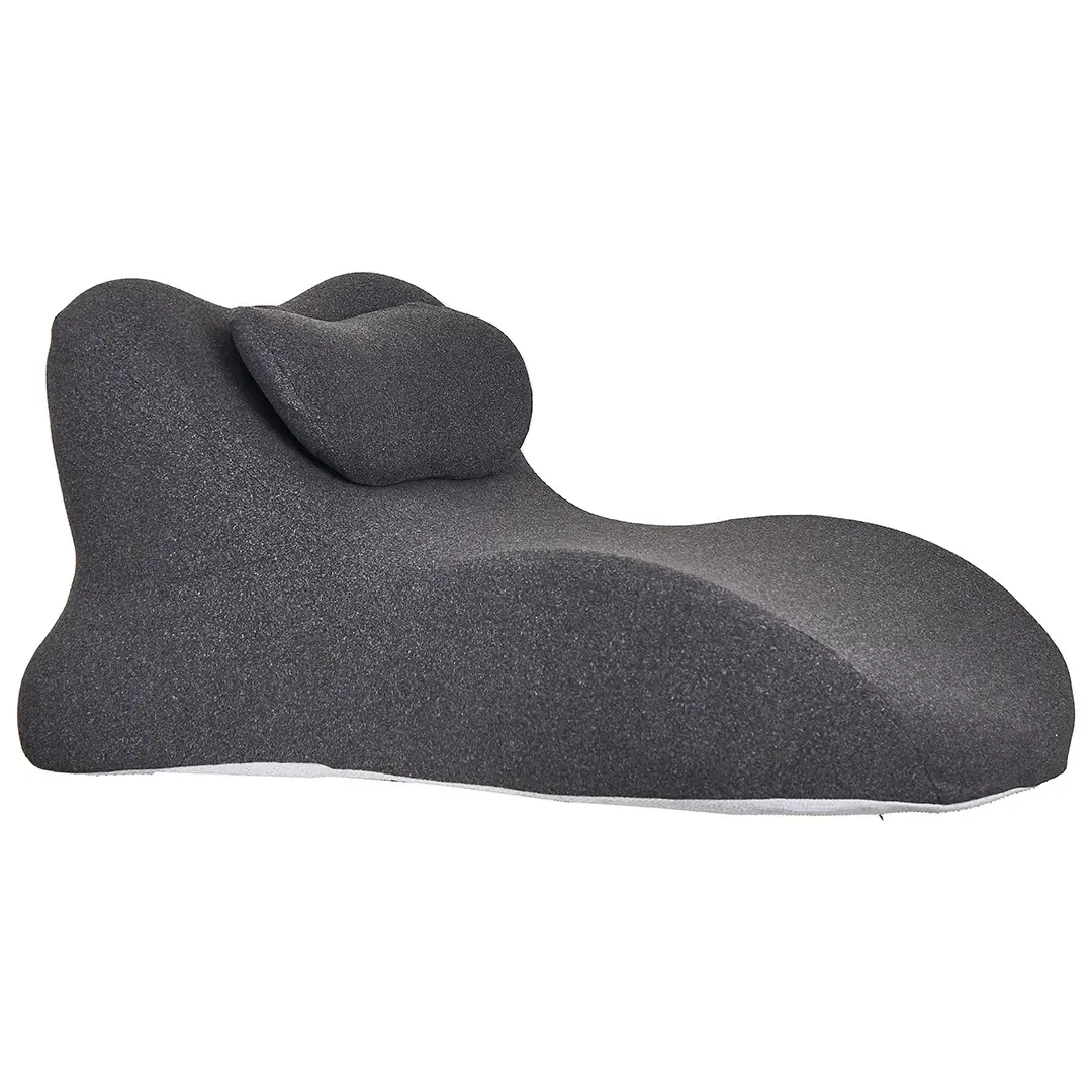 GREEN LION RELIEF WEDGE PILLOW 100% PE PREMIUM MEMORY FOAM BLACK GNRLFWDGPLWBK thumbnail 4