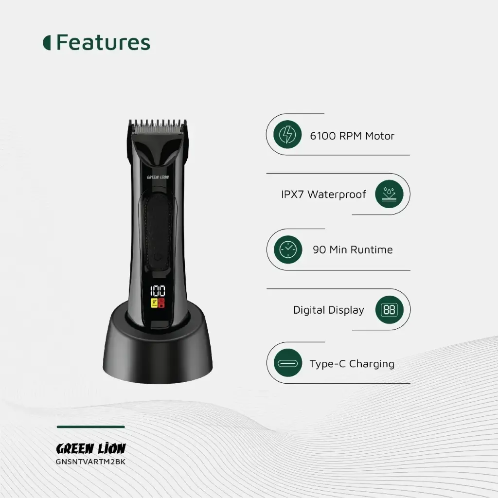 GREEN LION SENSITIVE AREA TRIMMER 2 BLACK GNSNTVARTM2BK thumbnail 7