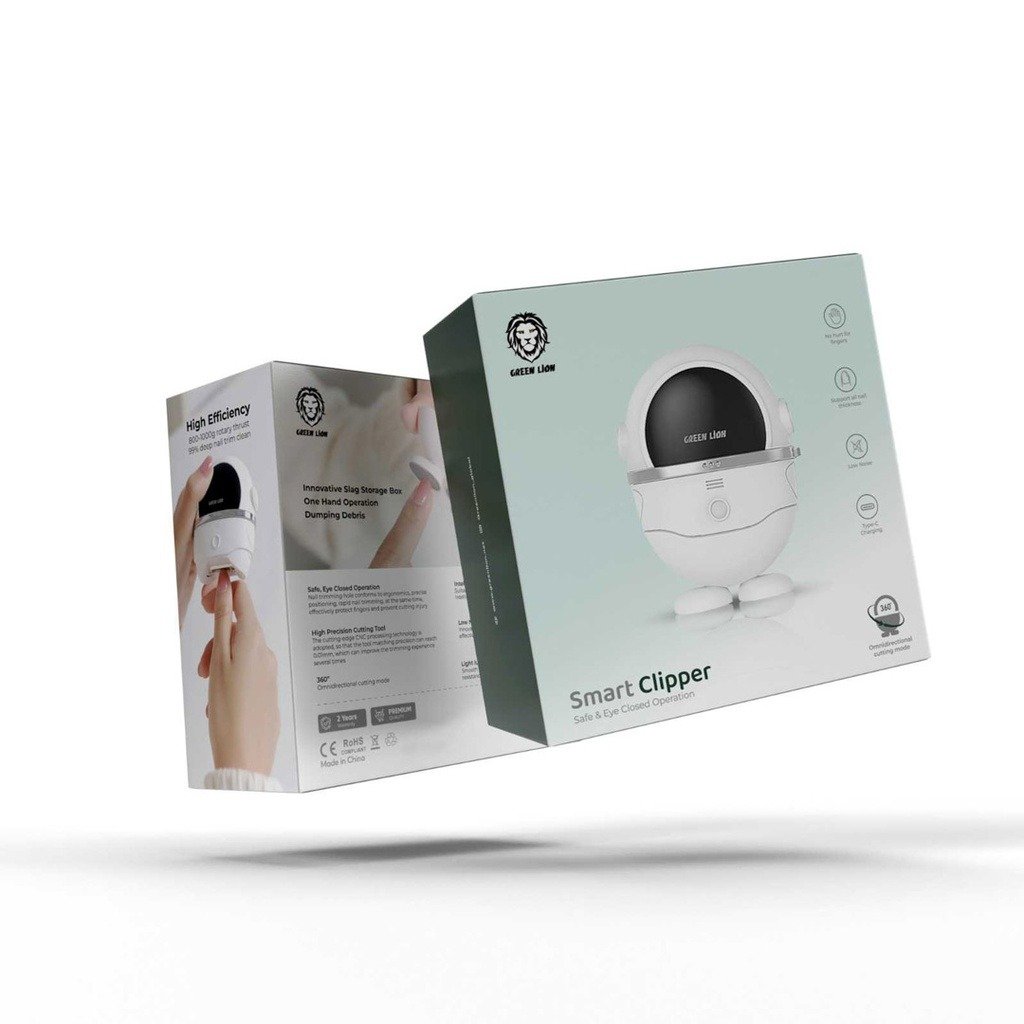 Green Lion Smart Electric Nail Clipper White GNSMTNCLPRWH thumbnail 5