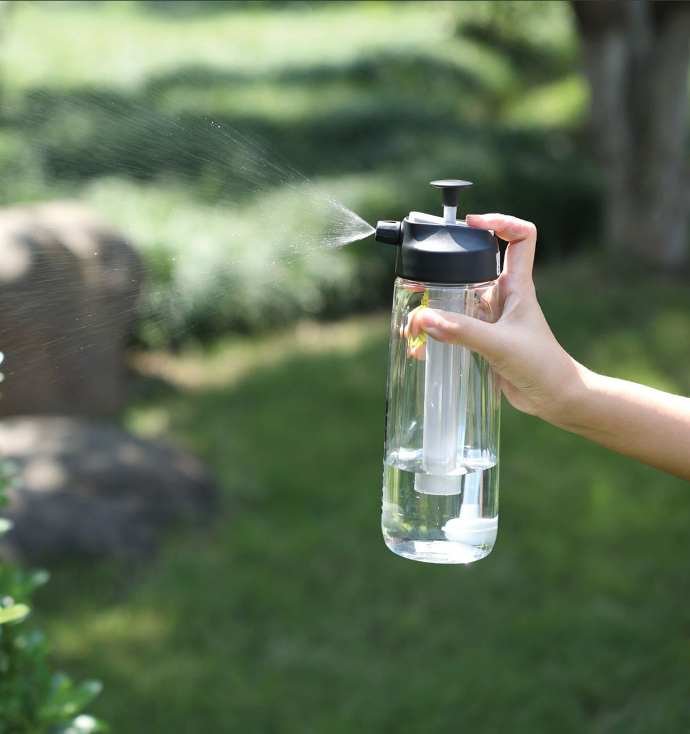 GREEN LION AQUA SPRAY WATER BOTTLE 700 ML BLACK GNSPYWTBTLBK thumbnail 6