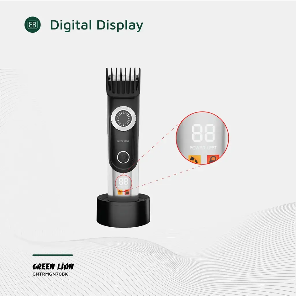 GREEN LION TRIM GEN 70 BODY HAIR TRIMMER BLACK GL-TM41 GNTRMGN70BK thumbnail 9
