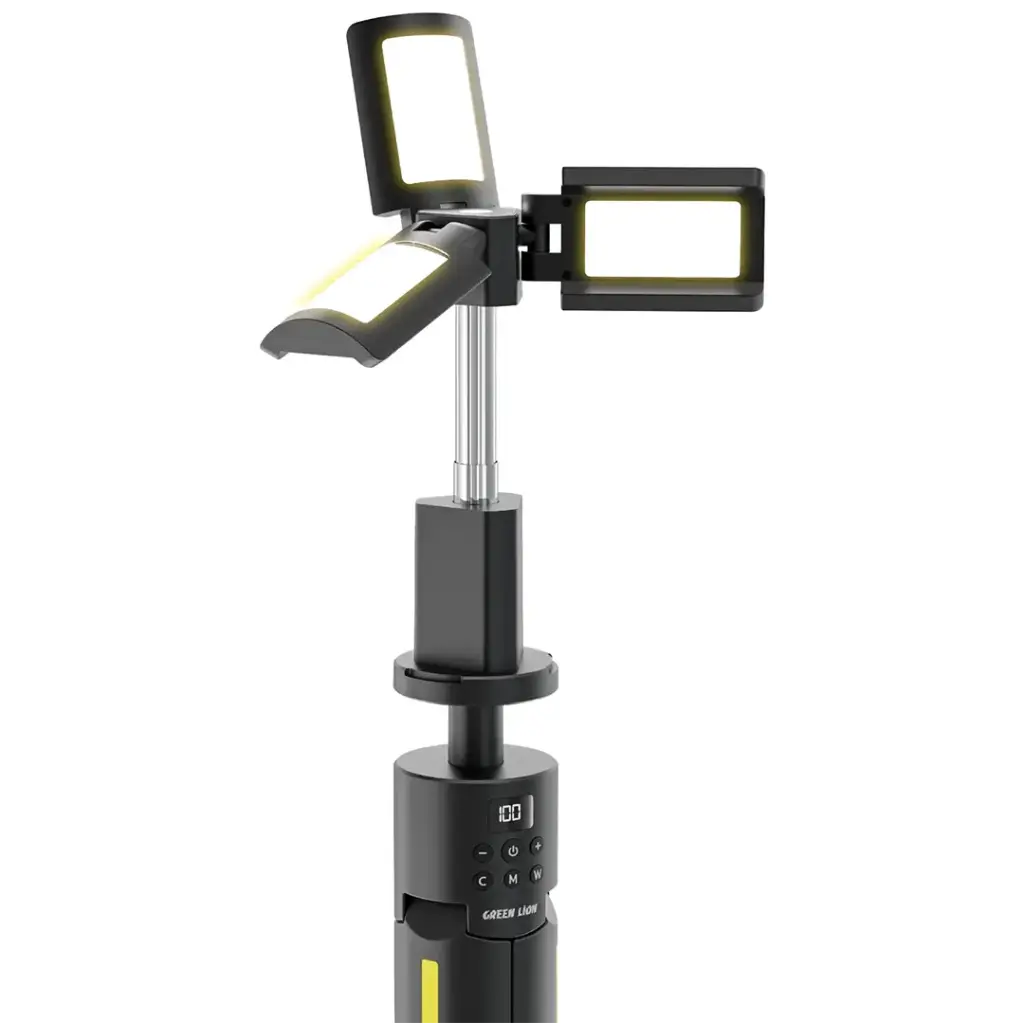 GREEN LION TRIO BEAM TRIPOD CAMPING LIGHT BLACK GNTBCL7CLBK thumbnail 5