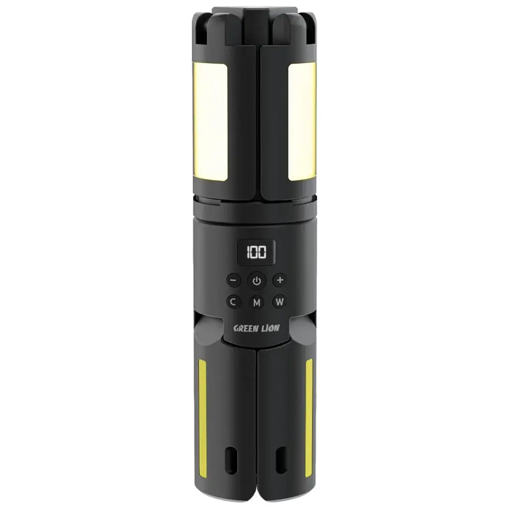 GREEN LION TRIO BEAM TRIPOD CAMPING LIGHT BLACK GNTBCL7CLBK thumbnail 7