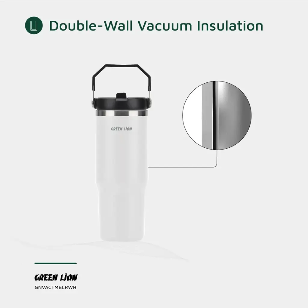 GREEN LION VACUUM TUMBLER 900ML WHITE GNVACTMBLRWH thumbnail 12