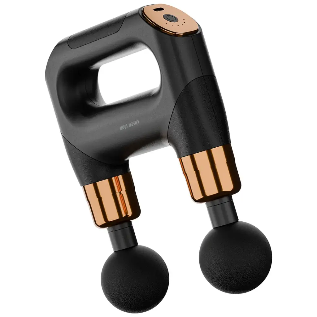 GREEN LION VIBE PRO DUAL HEAD MASSAGE GUN BLACK GNVDUMSGUNBK thumbnail 7