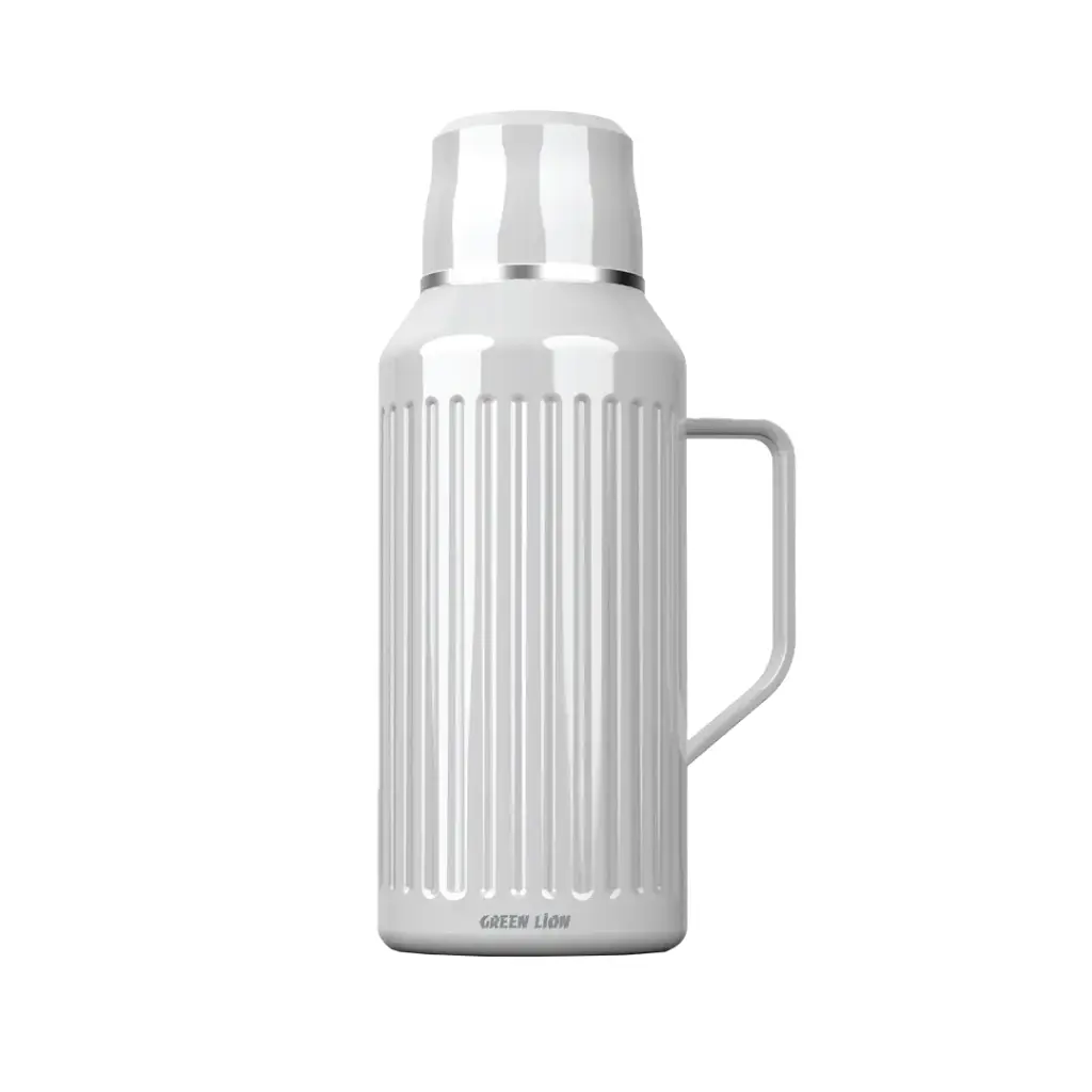 GREEN LION VINTAGE THERMAL BOTTLE WHITE GNVTGTMBTLWH thumbnail 3