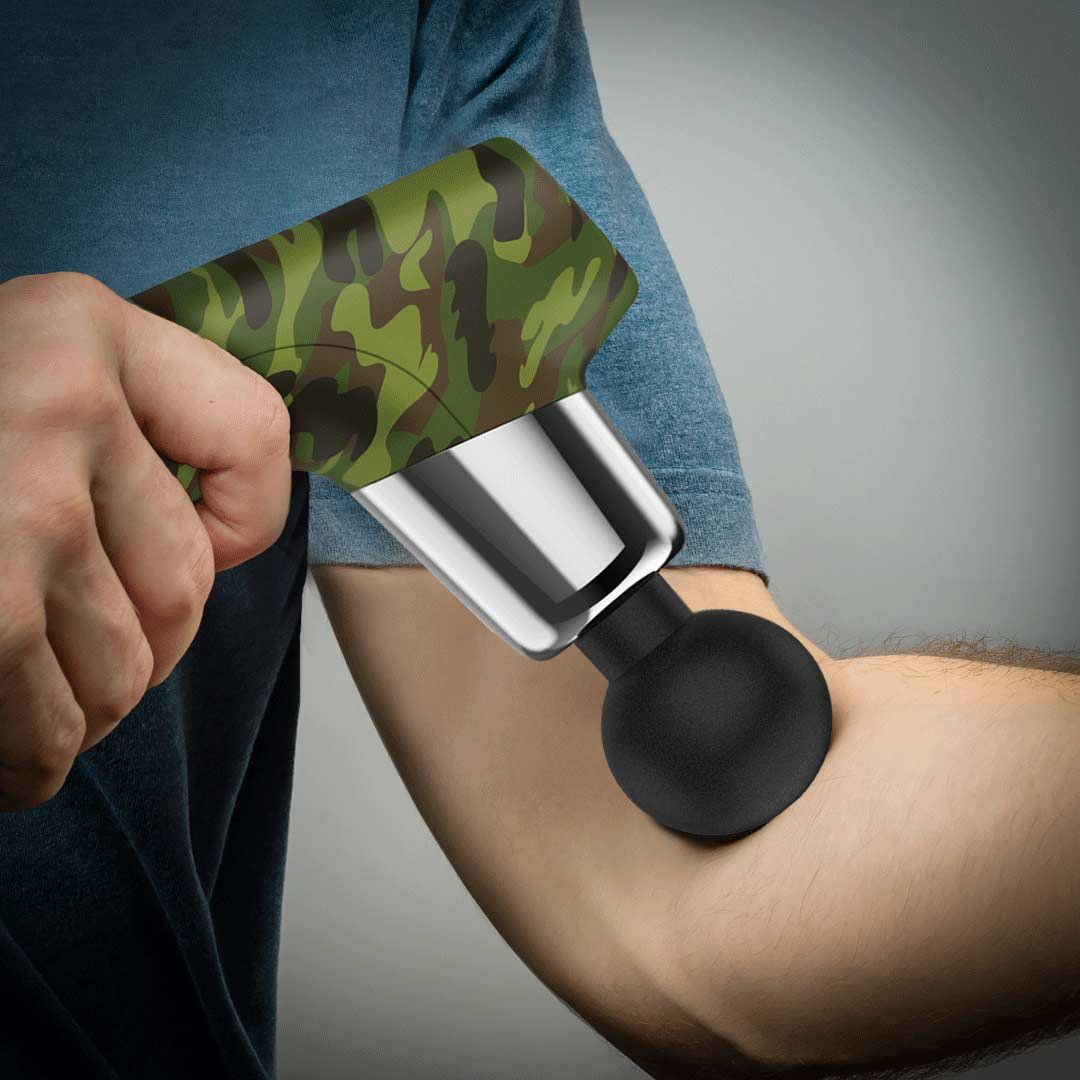 GREEN RELAXANTE PORTABLE MASSAGE GUN CAMOUFLAGE GNFG2500CM thumbnail 4