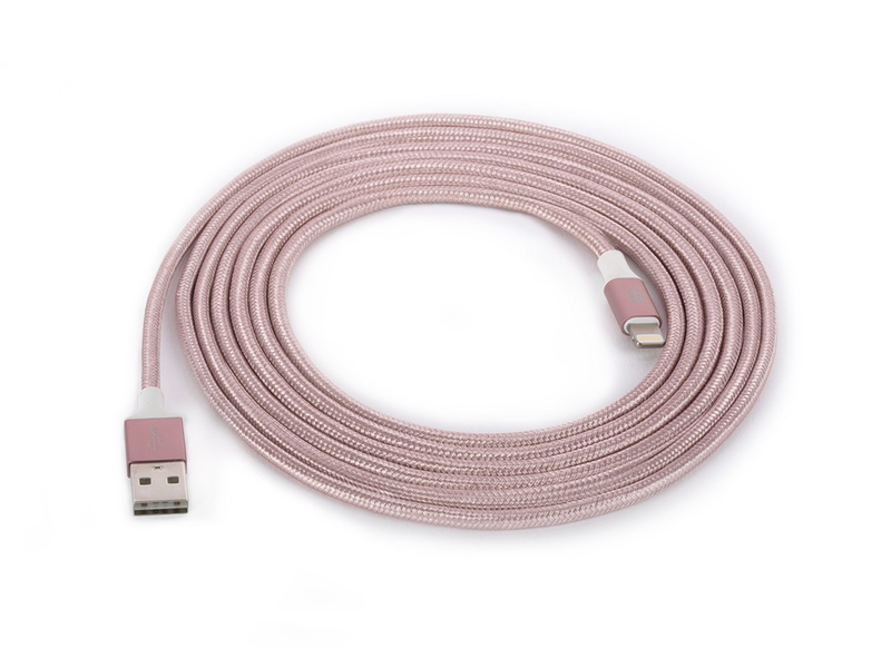 GRIFFIN USB TO LIGHTNING CABLE 10FT R GOLD GC43439 thumbnail 4