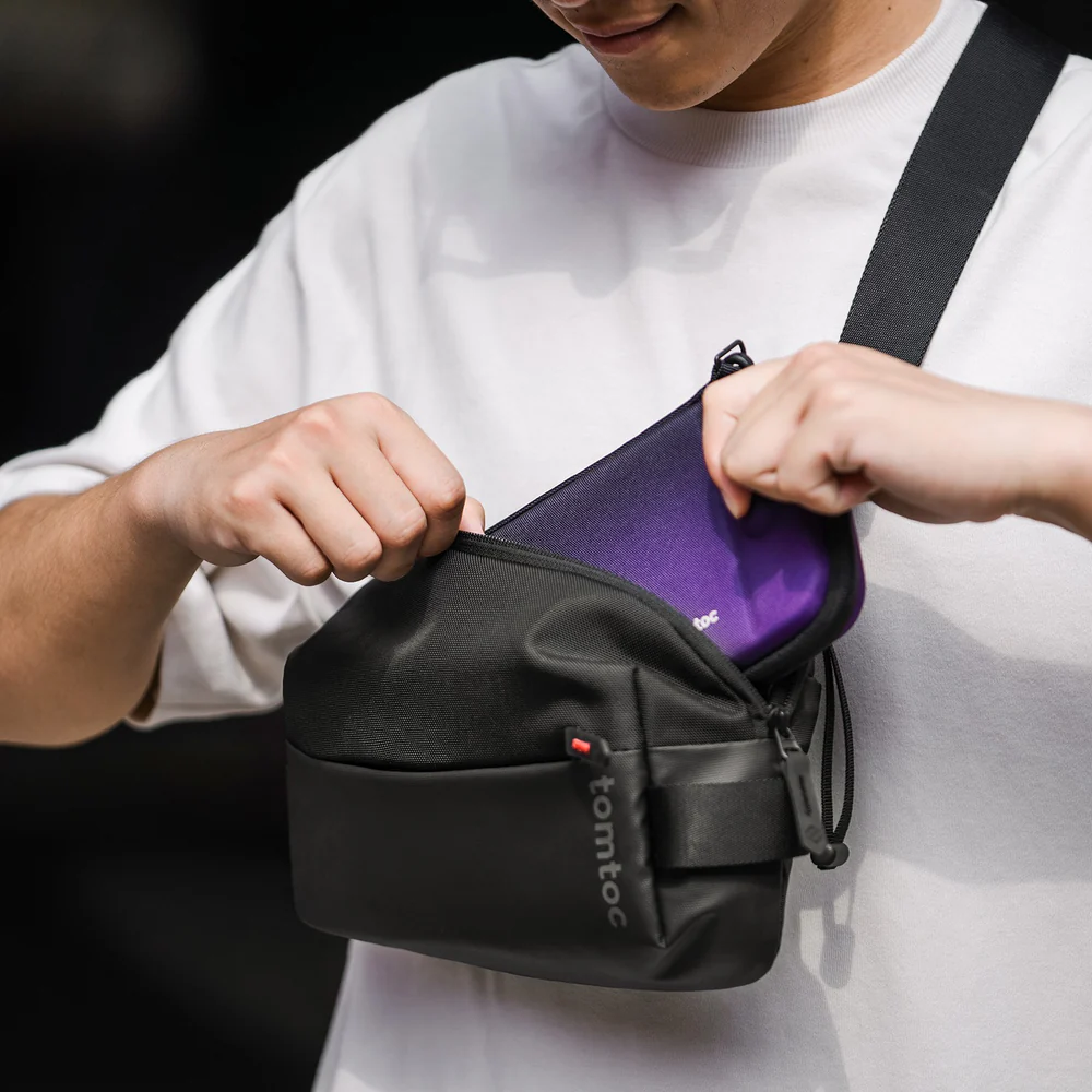 Tomtoc Explorer T21 Sling Bag | Versatile and Stylish 8.3-Inch Summer Companion thumbnail 13