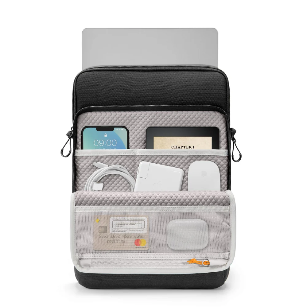 Tomtoc Defender Ace Laptop Shoulder Bag – Black | Durable, Secure Protection for Your Tech thumbnail 10