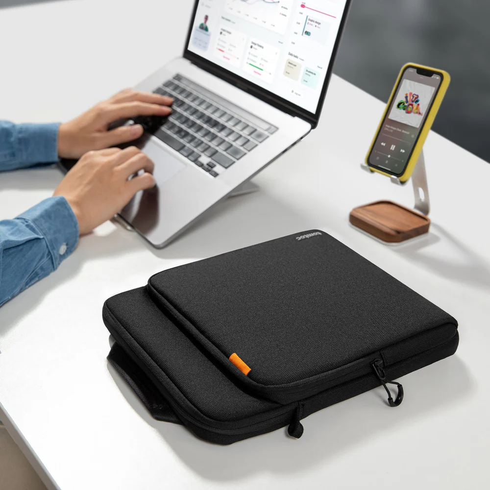 Tomtoc Defender Ace Laptop Shoulder Bag – Black | Durable, Secure Protection for Your Tech thumbnail 12