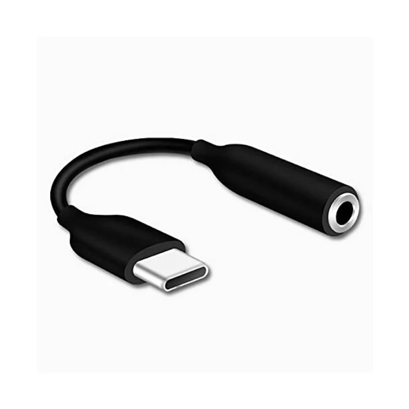 TYPE-C TO 3.5MM AUDIO ADAPTER CABLE BLACK