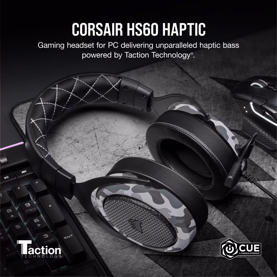 CORSAIR WIRED GAMING HEADSET HS60 HAPTIC CA-9011225-EU thumbnail 21