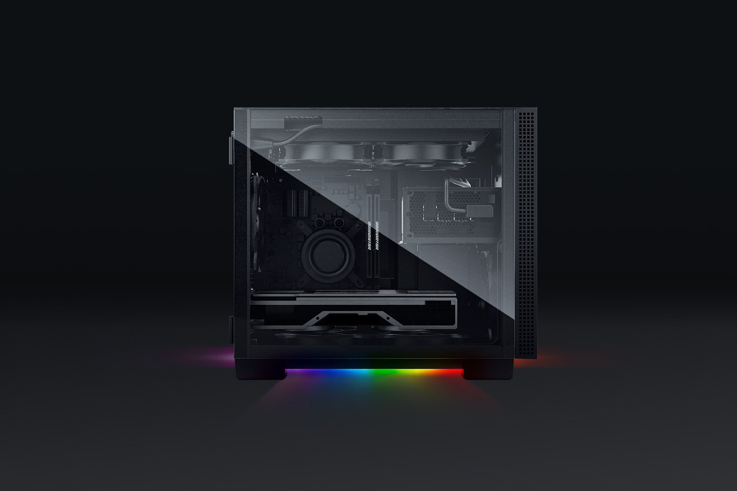 Razer Tomahawk ATX Desktop Chassis (RC21-01420100-R3M1) - Premium Tempered Glass Gaming Case thumbnail 5