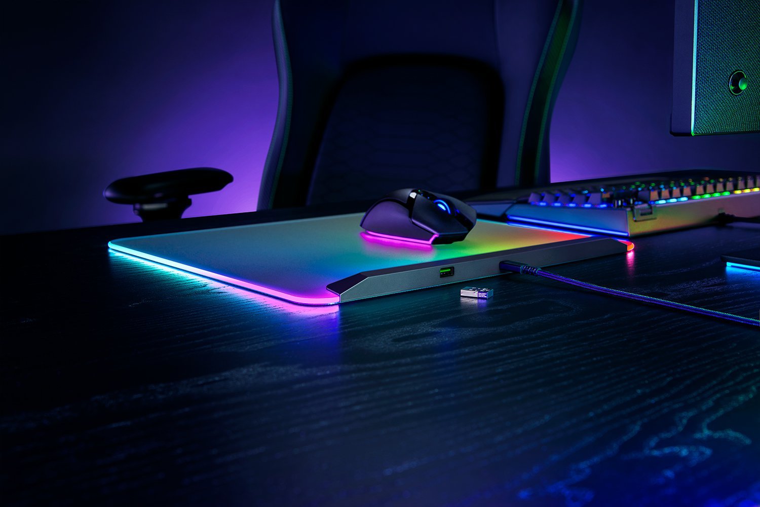 Razer Firefly V2 Pro RGB Gaming Mouse Mat (RZ02-04920200-R3M1) - Ultra-Smooth Surface with Customizable Chroma Lighting thumbnail 11