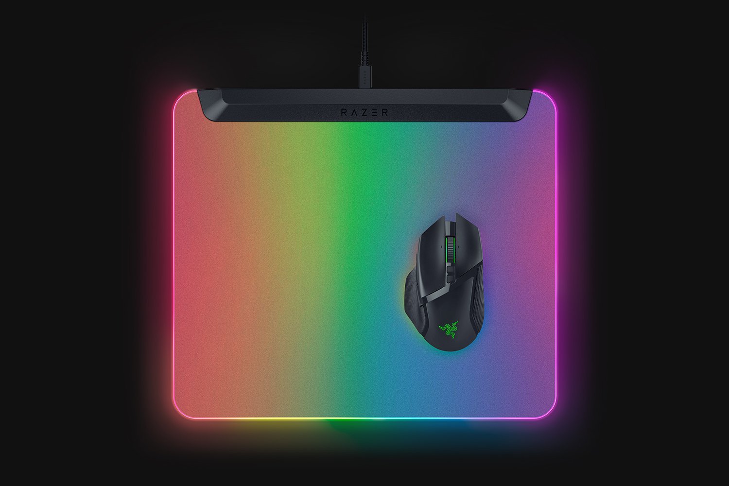 Razer Firefly V2 Pro RGB Gaming Mouse Mat (RZ02-04920200-R3M1) - Ultra-Smooth Surface with Customizable Chroma Lighting thumbnail 3