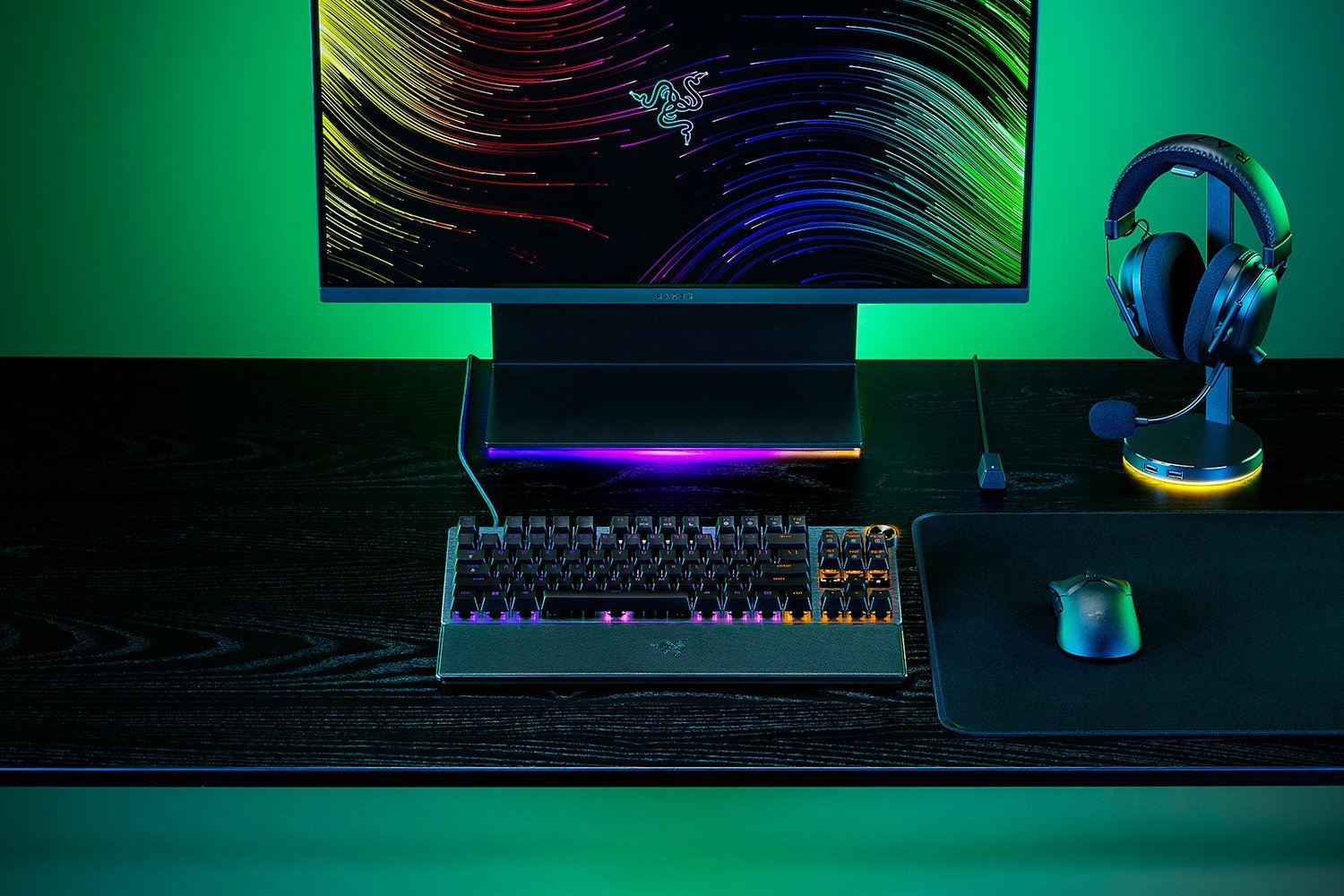 Razer Huntsman V3 Pro TKL Wired Analog Optical Esports Keyboard (RZ03-04981700-R3M1) - Precision and Speed for Gamers thumbnail 12