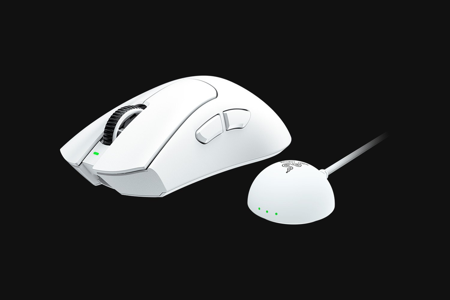 RAZER DEATHADDER V4 PRO ULTRA LIGHTWEIGHT WIRELESS ERGONOMIC GAMING MOUSE WHITE RZ01-05330200-R3G1 thumbnail 9